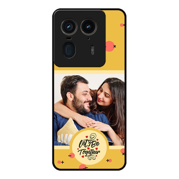 Motorola Edge 50 Ultra 5G Custom Glass Phone CaseLets Be Together Design Motorola Edge 50 Ultra 5G Custom Glass Phone CaseLets Be Together Design