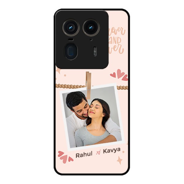 Motorola Edge 50 Ultra 5G Custom Glass Phone CaseForever And Ever Love Design Motorola Edge 50 Ultra 5G Custom Glass Phone CaseForever And Ever Love Design