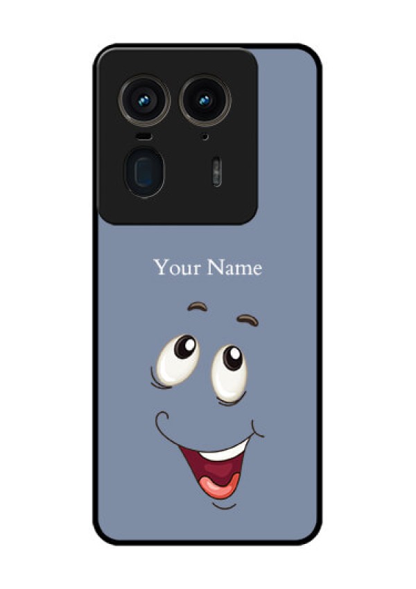 Motorola Edge 50 Ultra 5G Custom Glass Phone CaseLaughing Cartoon Face Design