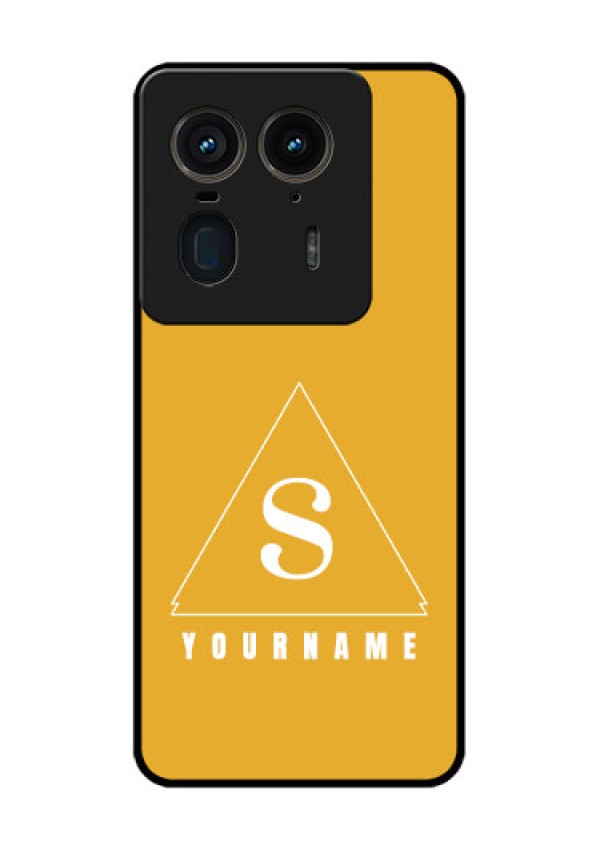 Motorola Edge 50 Ultra 5G Custom Glass Phone CaseSimple Triangle Design