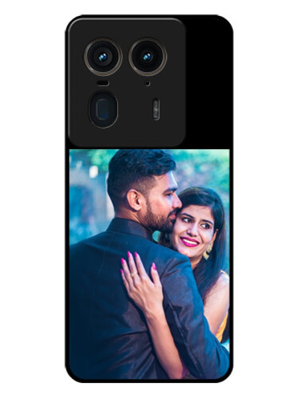 Custom Motorola Edge 50 Ultra 5G Custom Glass Phone Case - Upload Full Picture With Custom Color Design