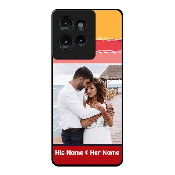 Motorola Edge 50 Custom Glass Phone CaseColorful Case Design