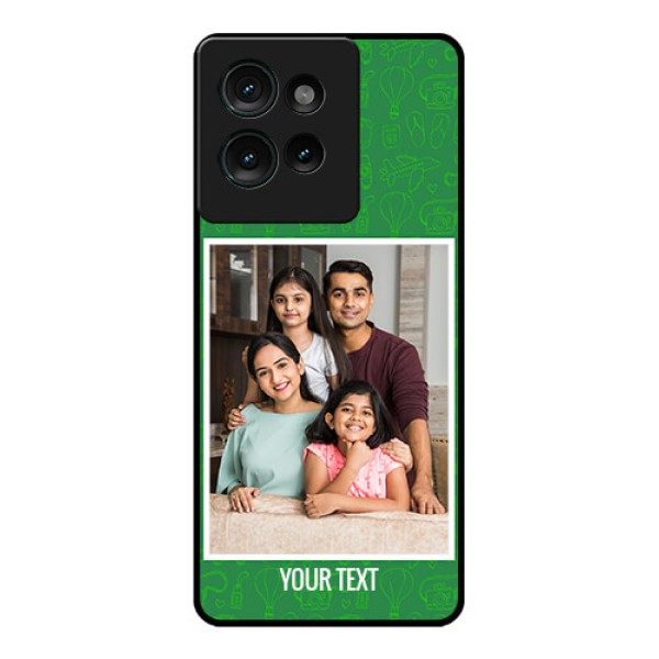Motorola Edge 50 Custom Glass Phone CasePicture Upload Design
