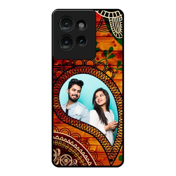 Motorola Edge 50 Custom Glass Phone CaseAbstract Colorful Design