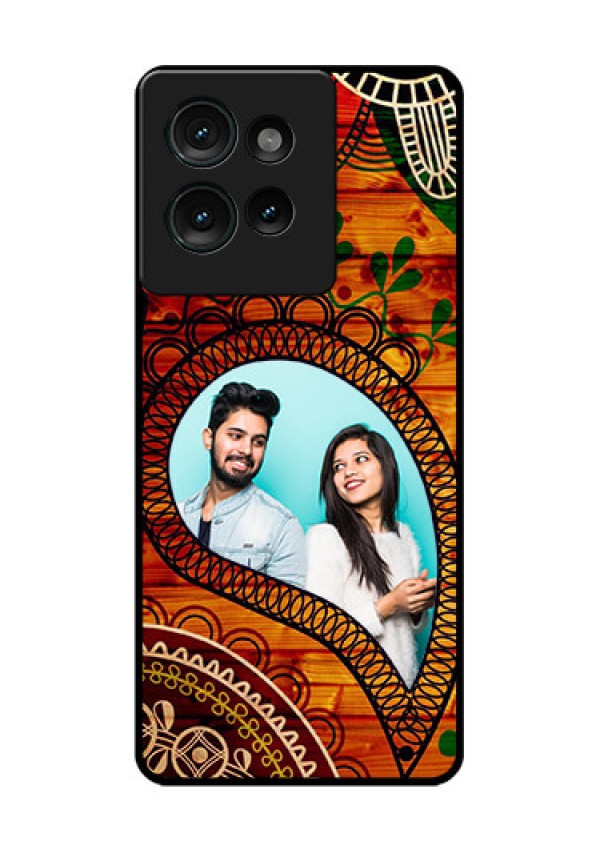 Motorola Edge 50 Custom Glass Phone CaseAbstract Colorful Design