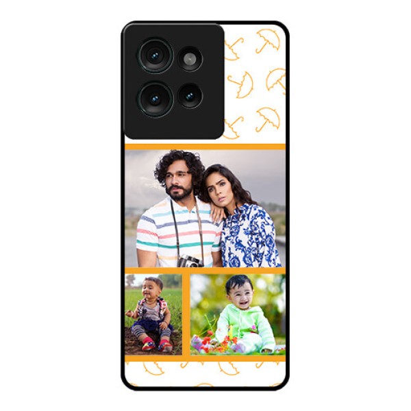Motorola Edge 50 Custom Glass Phone CaseYellow Pattern Design Motorola Edge 50 Custom Glass Phone CaseYellow Pattern Design