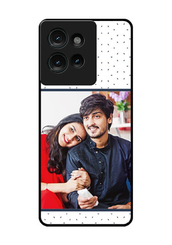 Motorola Edge 50 Custom Glass Phone CasePremium Dot Design