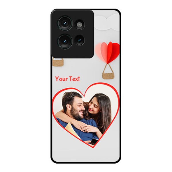 Motorola Edge 50 Custom Glass Phone CaseParachute Love Design Motorola Edge 50 Custom Glass Phone CaseParachute Love Design