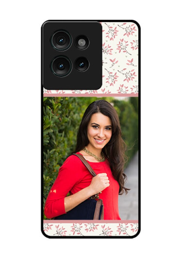 Motorola Edge 50 Custom Glass Phone CaseStunning Floral Design