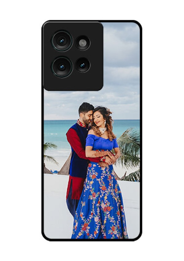 Motorola Edge 50 Custom Glass Phone CaseUpload Full Picture Design