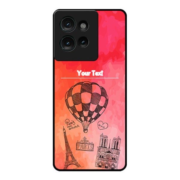 Motorola Edge 50 Custom Glass Phone CaseParis Theme Design