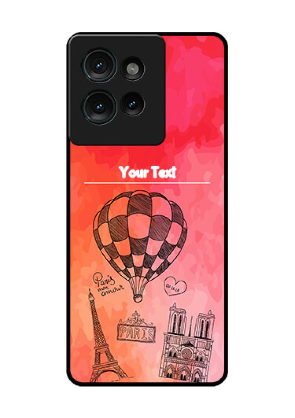 Motorola Edge 50 Custom Glass Phone CaseParis Theme Design