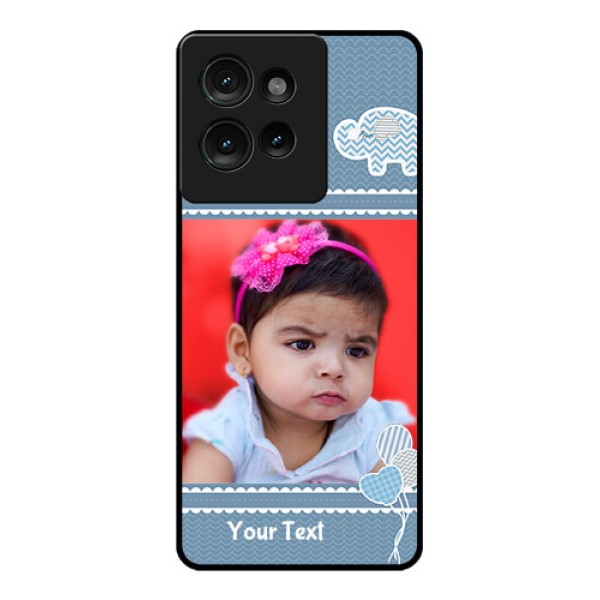Motorola Edge 50 Custom Glass Phone CaseWith Kids Pattern Design Motorola Edge 50 Custom Glass Phone CaseWith Kids Pattern Design