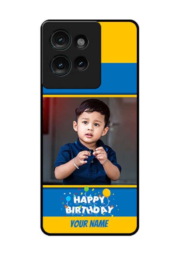 Motorola Edge 50 Custom Glass Phone CaseBirthday Wishes Design