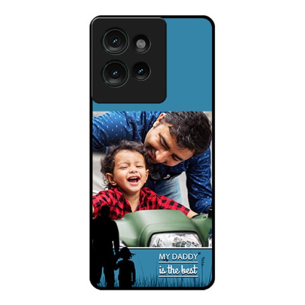 Motorola Edge 50 Custom Glass Phone CaseBest Dad Design