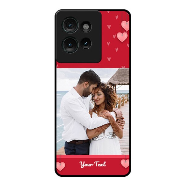 Motorola Edge 50 Custom Glass Phone CaseValentines Day Design