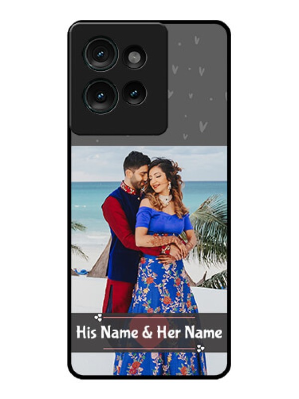 Custom Motorola Edge 50 Custom Glass Phone CaseBuy Love Design With Photo Online