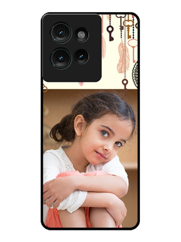 Custom Motorola Edge 50 Custom Glass Phone CaseBoho Style Design