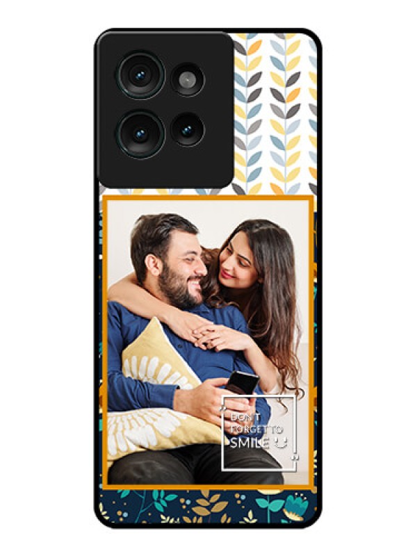 Custom Motorola Edge 50 Custom Glass Phone CasePattern Design