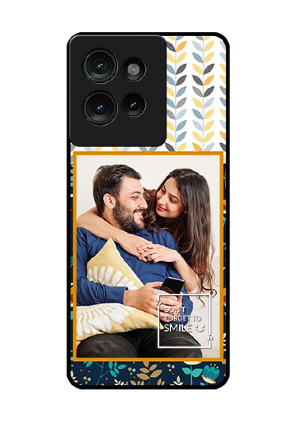 Motorola Edge 50 Custom Glass Phone CasePattern Design