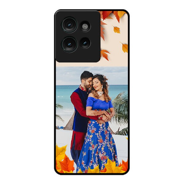 Motorola Edge 50 Custom Glass Phone CaseAutumn Maple Leaves Design Motorola Edge 50 Custom Glass Phone CaseAutumn Maple Leaves Design