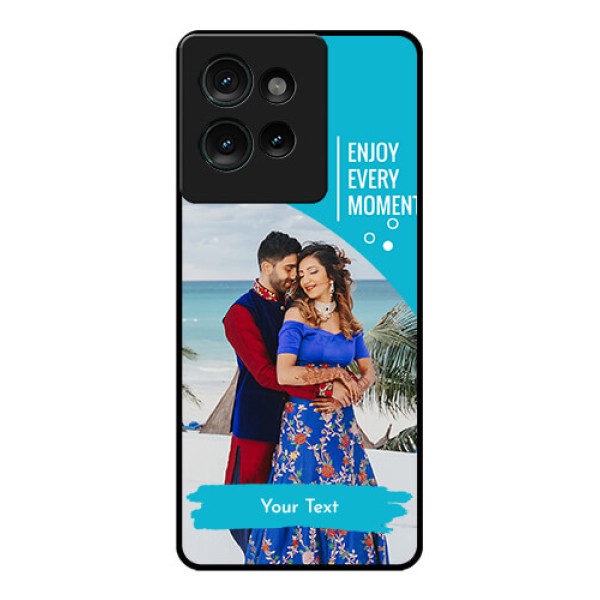 Motorola Edge 50 Custom Glass Phone CaseHappy Moment Design