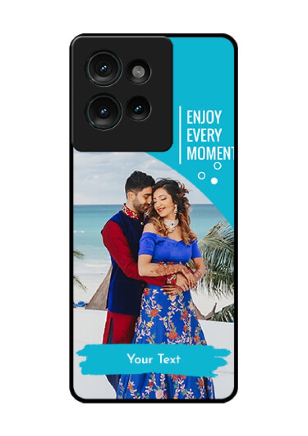 Motorola Edge 50 Custom Glass Phone CaseHappy Moment Design