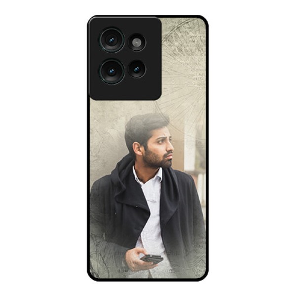 Motorola Edge 50 Custom Glass Phone CaseWith Vintage Design