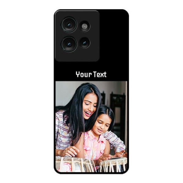 Motorola Edge 50 Custom Glass Phone CasePhoto With Name Design Motorola Edge 50 Custom Glass Phone CasePhoto With Name Design