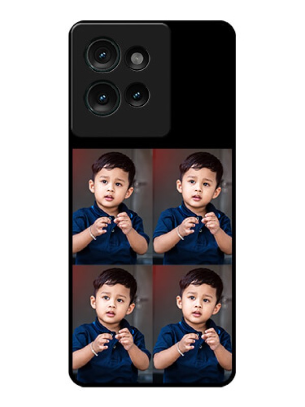 Custom Motorola Edge 50 Custom Glass Phone Case4 Image Holder Design