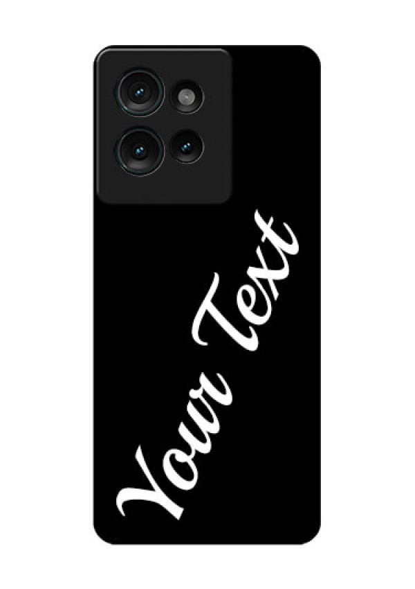 Motorola Edge 50 Custom Glass Phone CaseWith Your Name Design