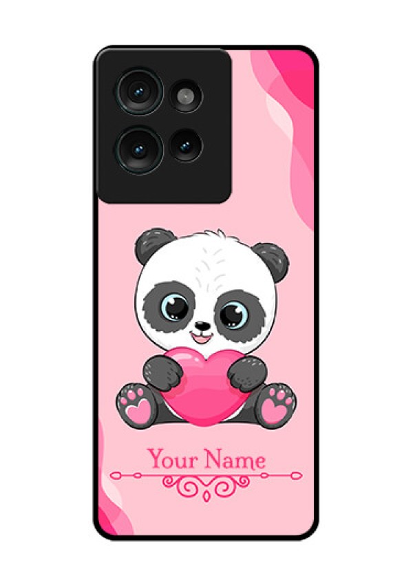 Motorola Edge 50 Custom Glass Phone CaseCute Panda Design