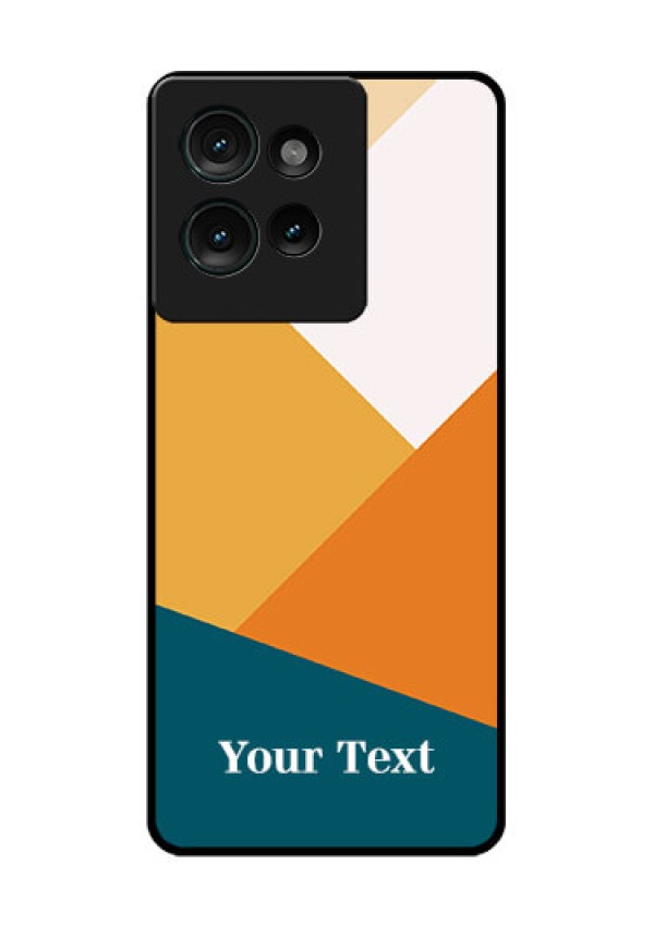 Motorola Edge 50 Custom Glass Phone CaseStacked Multi - Colour Design