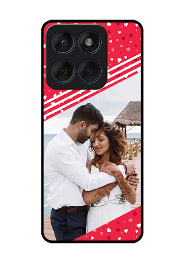 Edge 60 Fusion Custom Glass Phone Case - Valentines Gift Design