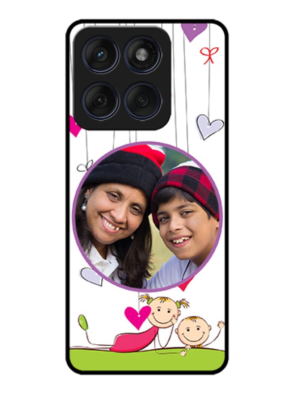 Custom Edge 60 Fusion Custom Glass Phone Case - Cute Kids Phone Case Design