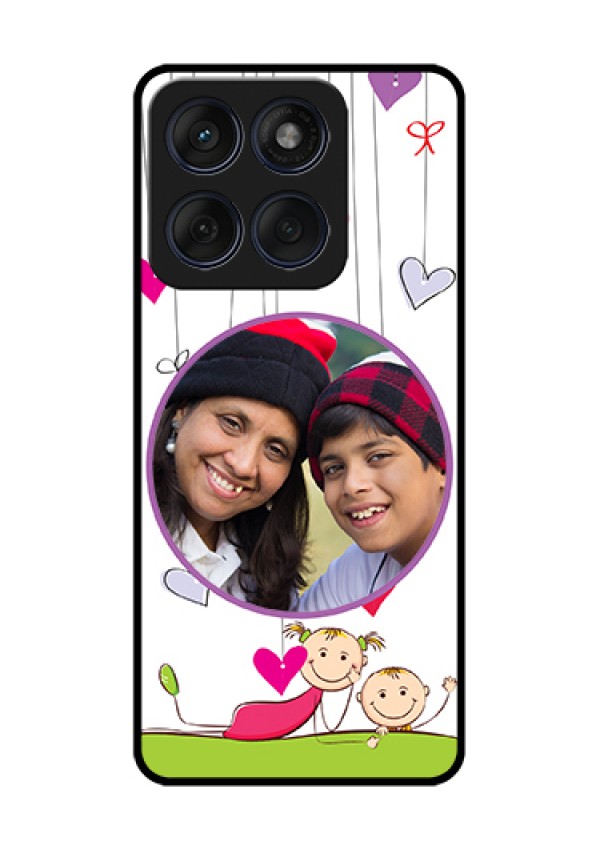 Edge 60 Fusion Custom Glass Phone Case - Cute Kids Phone Case Design