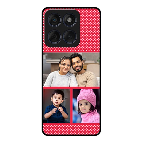 Edge 60 Fusion Custom Glass Phone Case - Bulk Photo Upload Design Edge 60 Fusion Custom Glass Phone Case - Bulk Photo Upload Design