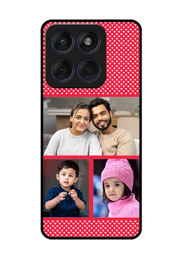 Edge 60 Fusion Custom Glass Phone Case - Bulk Photo Upload Design