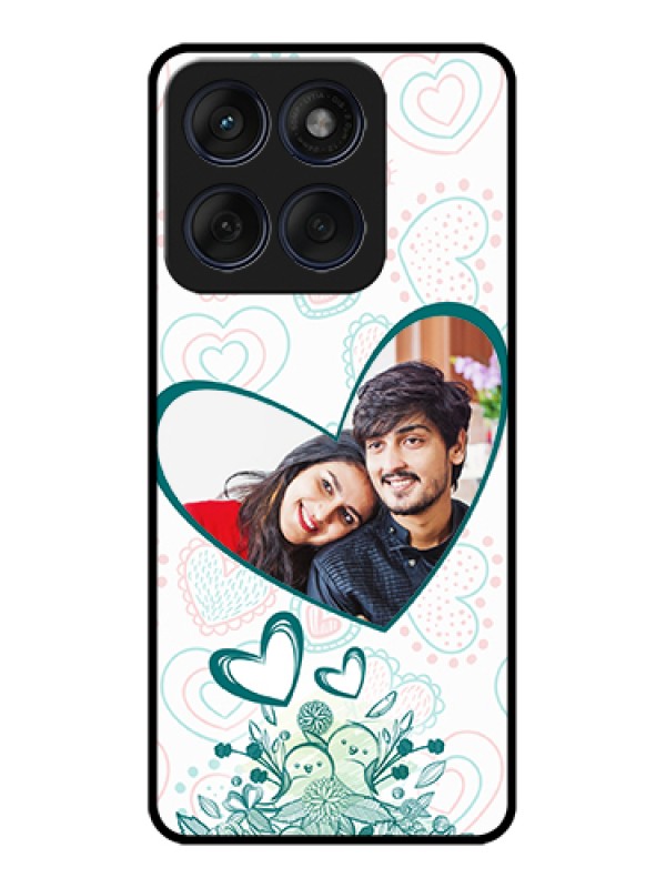 Custom Edge 60 Fusion Custom Glass Phone Case - Premium Couple Design