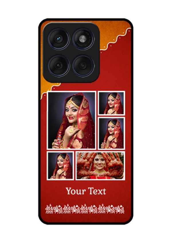 Edge 60 Fusion Custom Glass Phone Case - Wedding Pic Upload Design