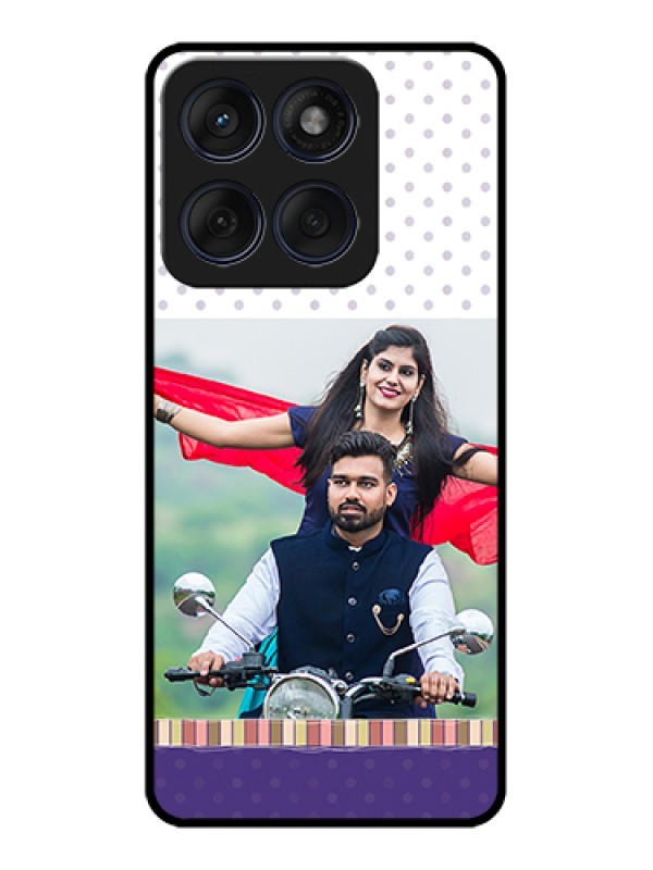 Custom Edge 60 Fusion Custom Glass Phone Case - Cute Family Design