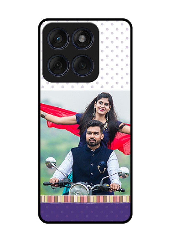Edge 60 Fusion Custom Glass Phone Case - Cute Family Design