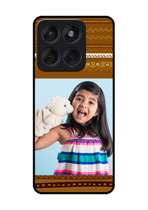 Edge 60 Fusion Custom Glass Phone Case - Friends Picture Upload Design