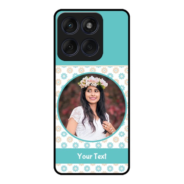 Edge 60 Fusion Custom Glass Phone Case - Beautiful Flowers Design