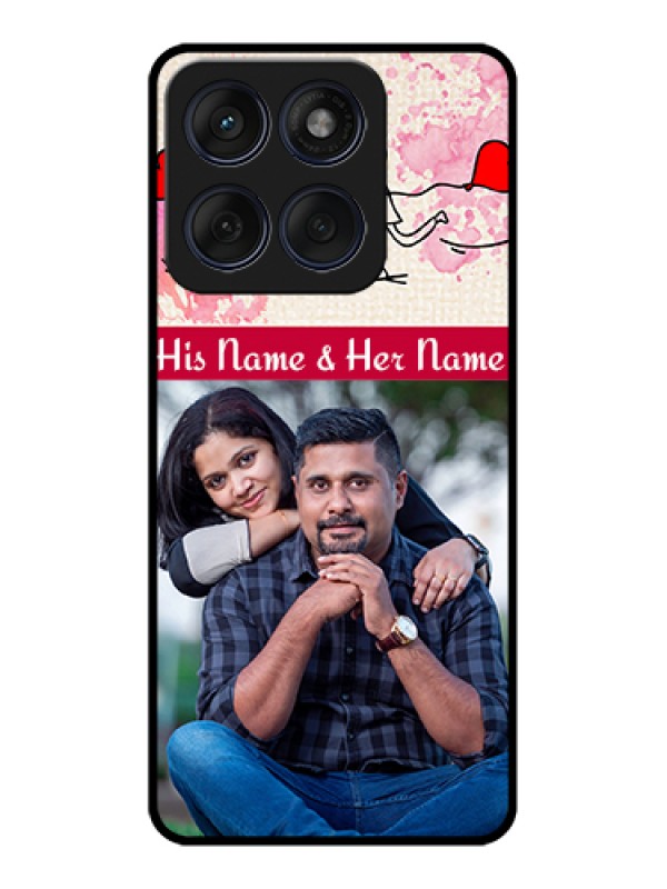 Custom Edge 60 Fusion Custom Glass Phone Case - You And Me Case Design