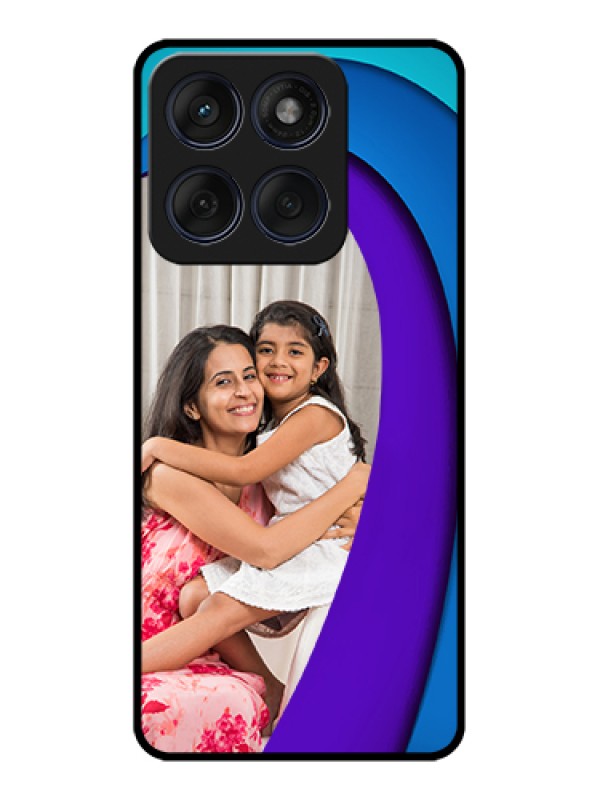 Custom Edge 60 Fusion Custom Glass Phone Case - Simple Pattern Design