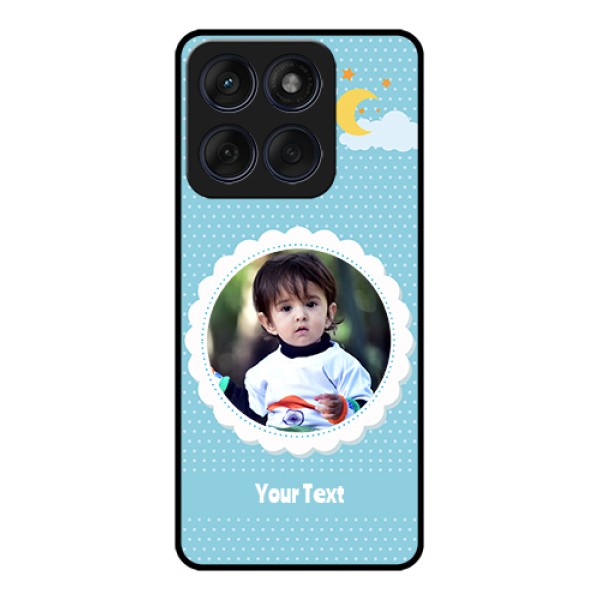 Edge 60 Fusion Custom Glass Phone Case - Violet Pattern Design Edge 60 Fusion Custom Glass Phone Case - Violet Pattern Design
