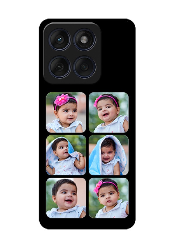 Edge 60 Fusion Custom Glass Phone Case - Multiple Pictures Design