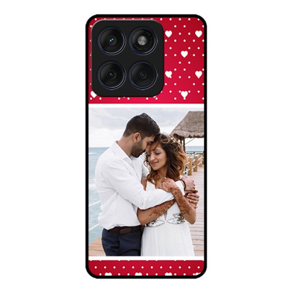 Edge 60 Fusion Custom Glass Phone Case - Hearts Mobile Case Design Edge 60 Fusion Custom Glass Phone Case - Hearts Mobile Case Design