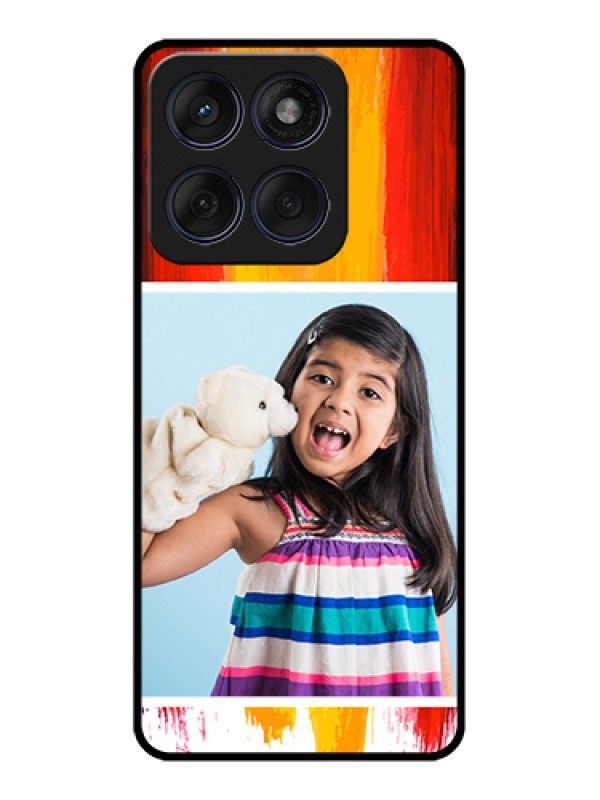 Custom Edge 60 Fusion Custom Glass Phone Case - Multi Color Design